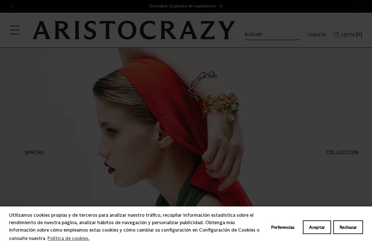 Aristocrazy homepage screenshot