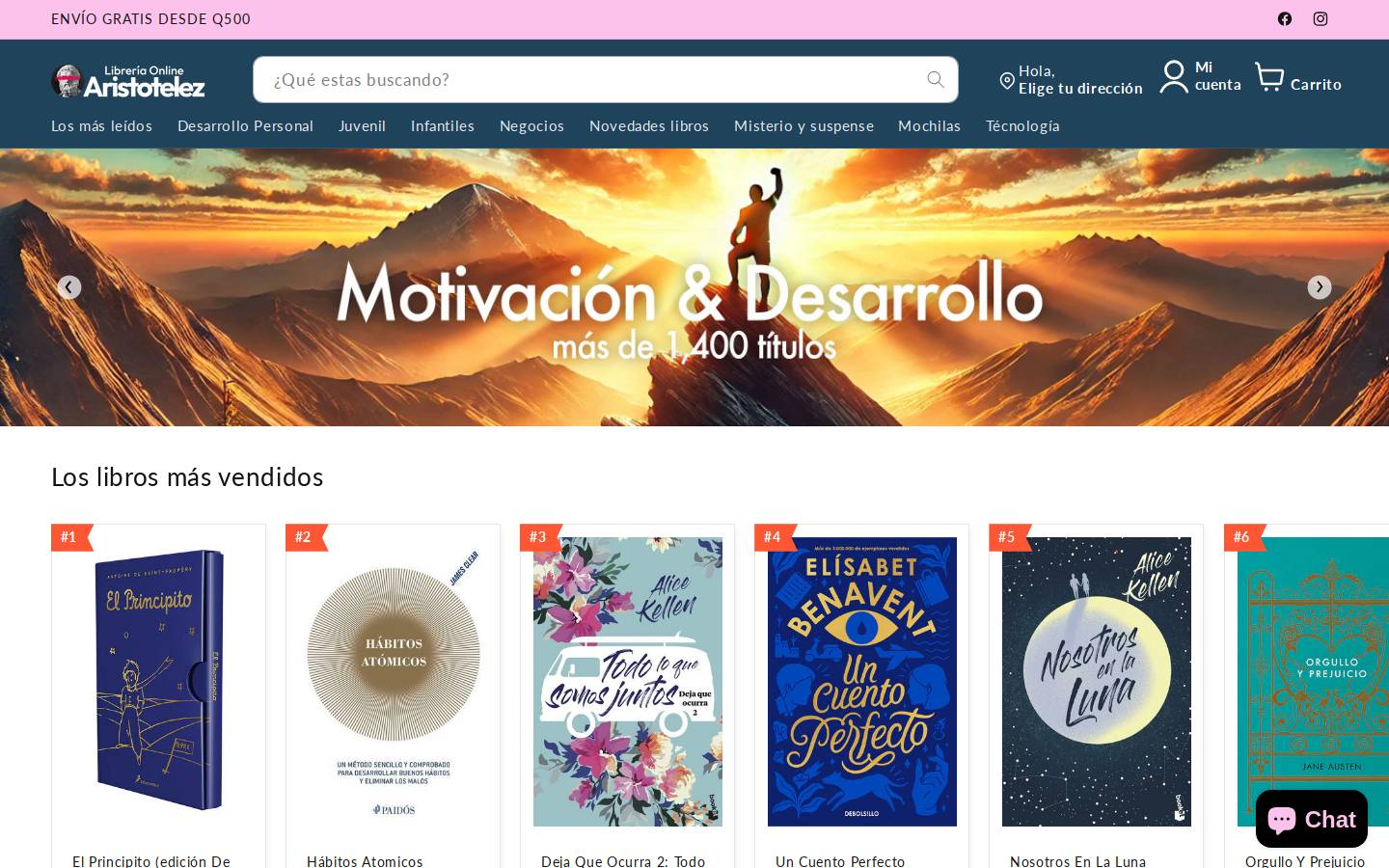 aristotelez.com homepage screenshot