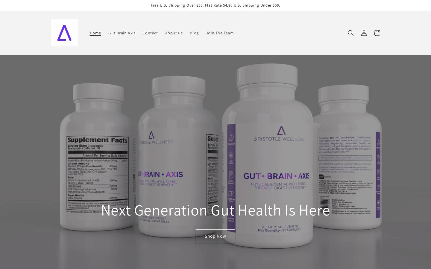 aristotlewellness.com homepage screenshot