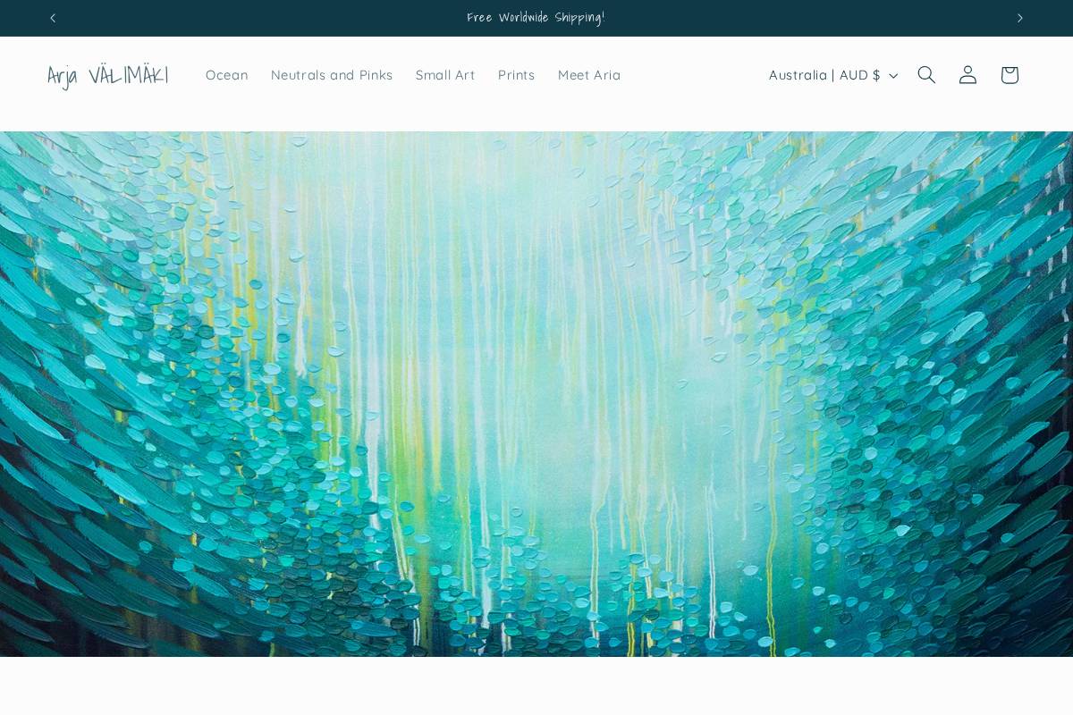 arjavalimaki.com homepage screenshot