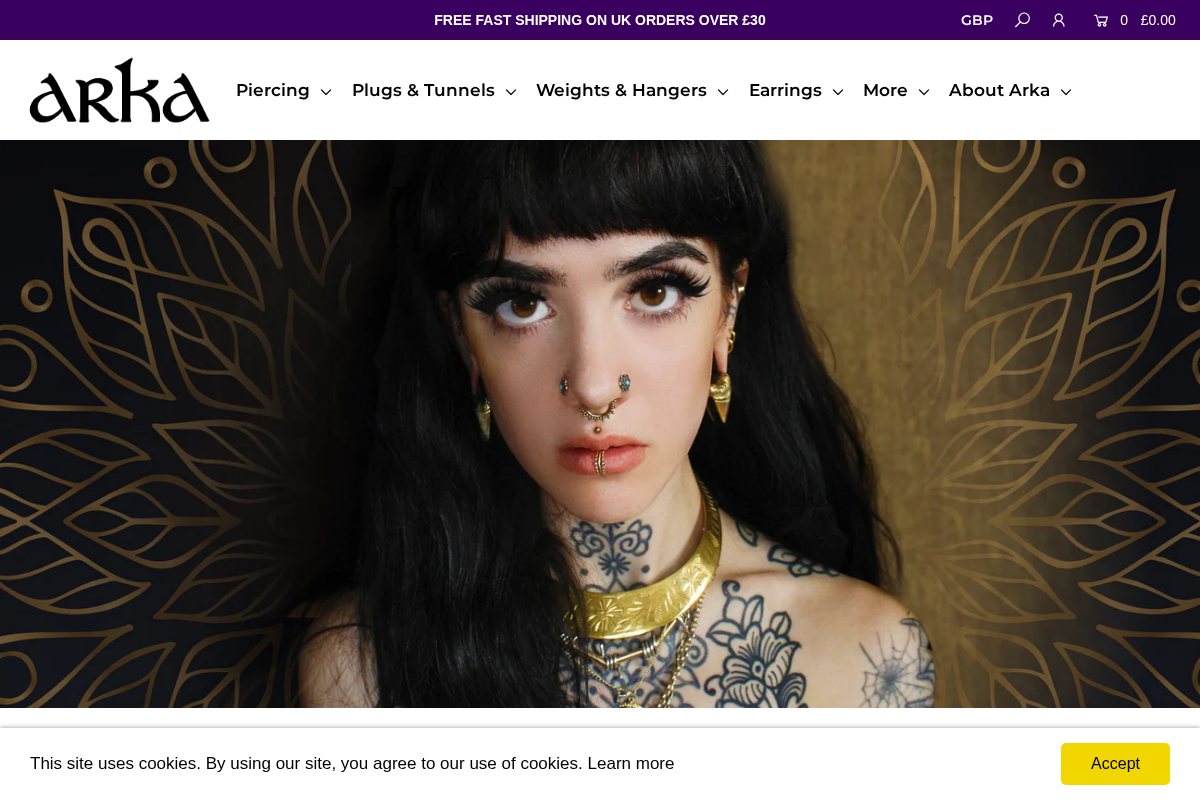 Arka homepage screenshot