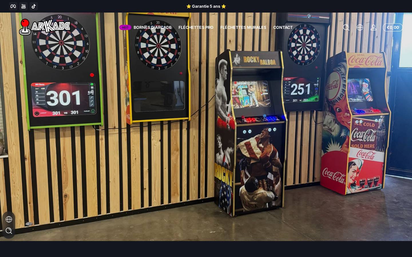 arkade-games.com homepage screenshot