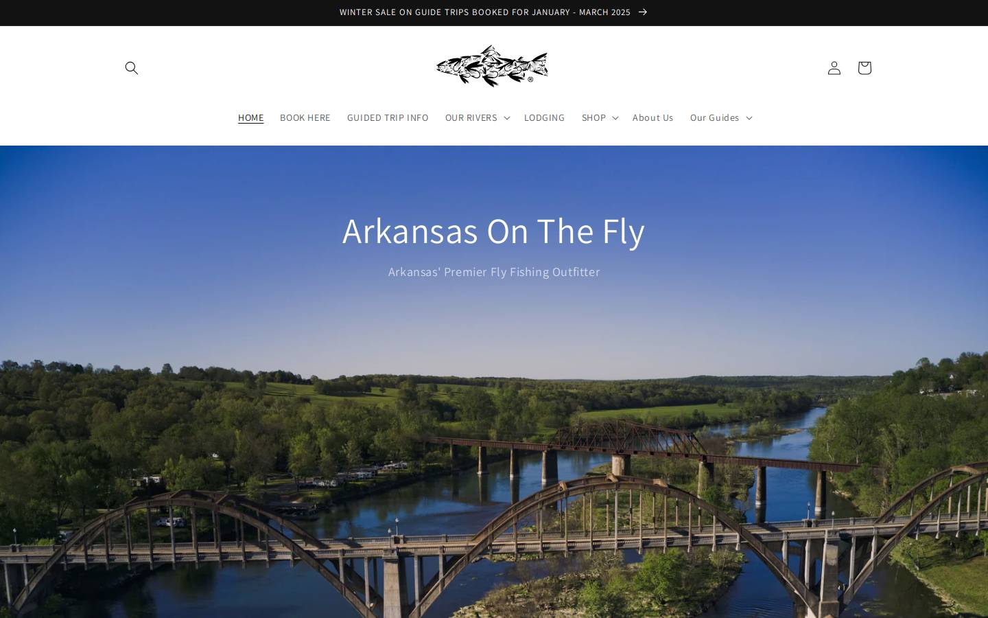 arkansasonthefly.com homepage screenshot