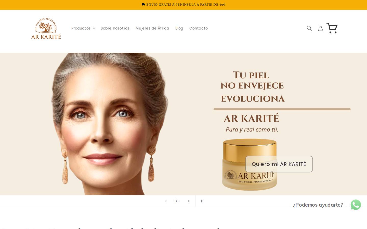 arkarite.com homepage screenshot