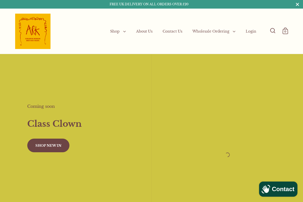 Arkcolourdesign homepage screenshot