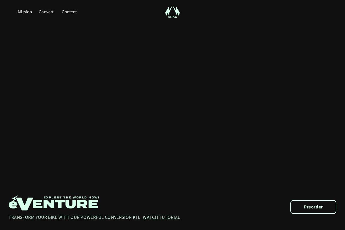 arkeglobal.com homepage screenshot