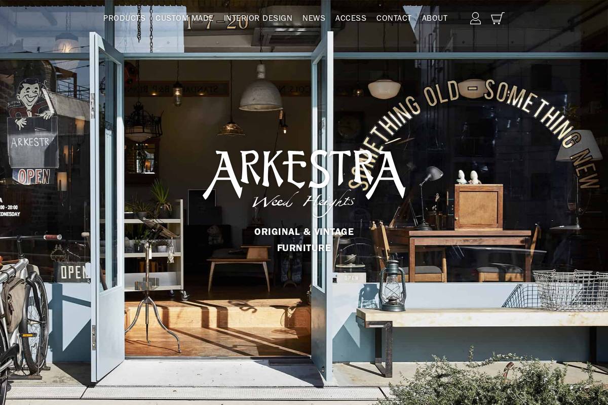 arkestra.co.jp homepage screenshot