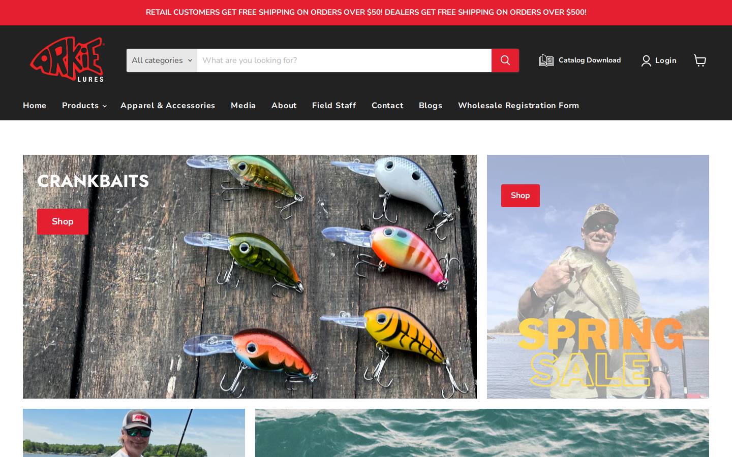 arkiejigs.com homepage screenshot