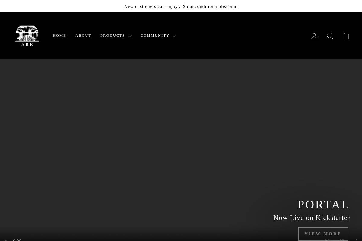 arkplayingcard.com homepage screenshot
