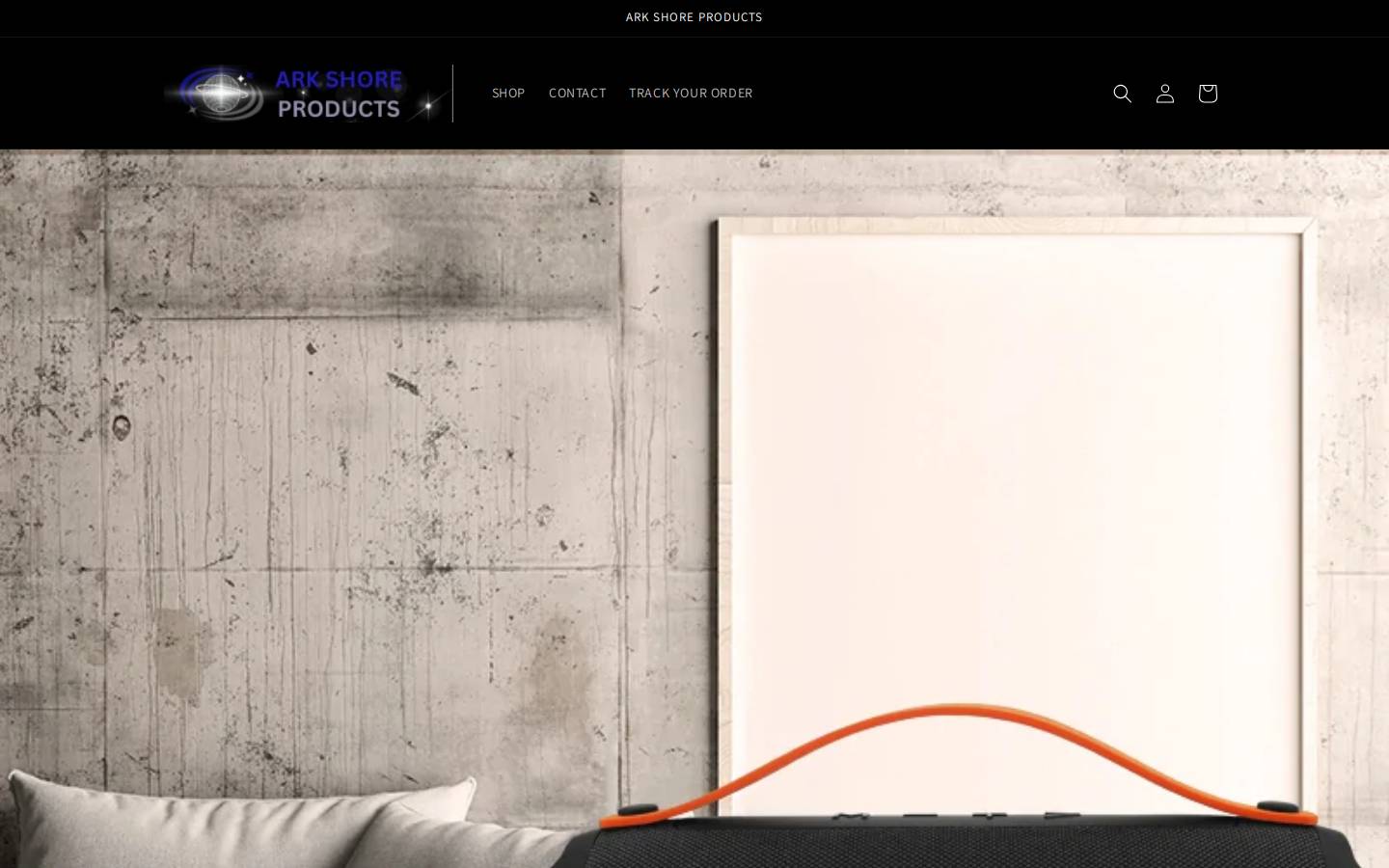 arkshoreproducts.com homepage screenshot