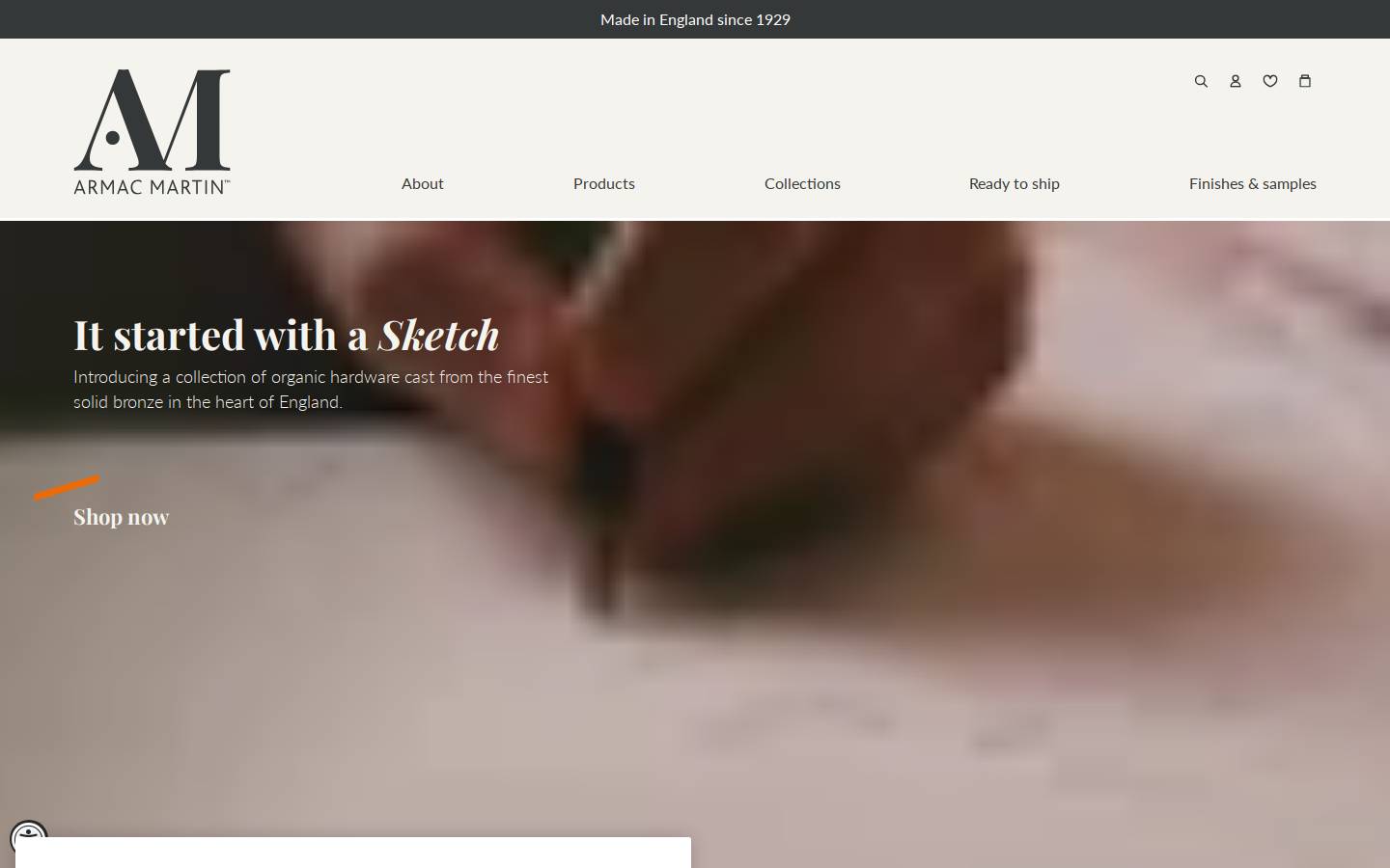 armacmartin.co.uk homepage screenshot