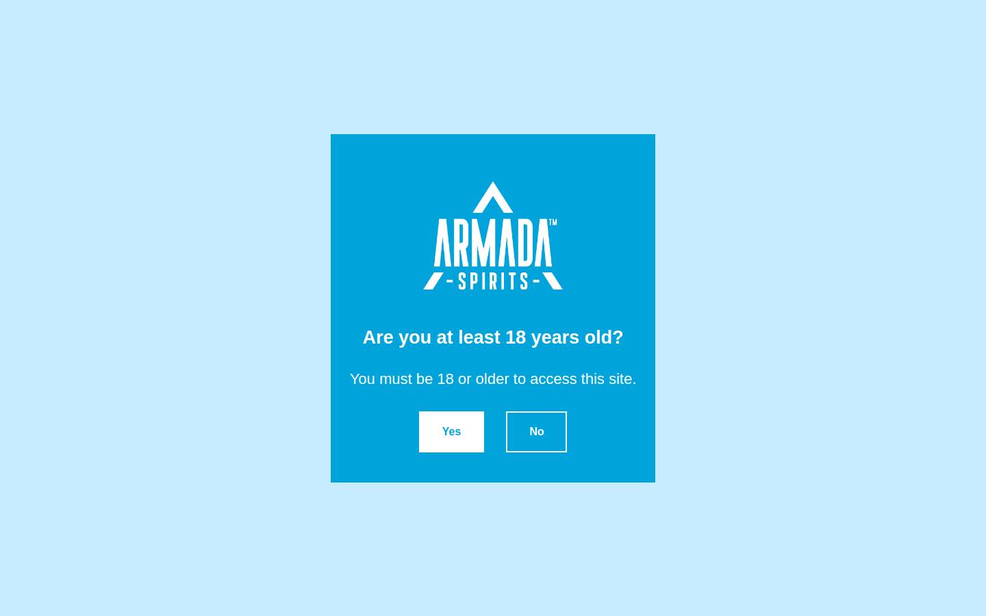 armadaspirits.co.nz homepage screenshot