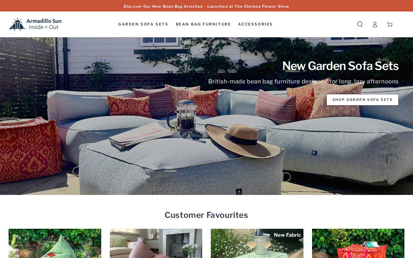 Armadillosun homepage screenshot