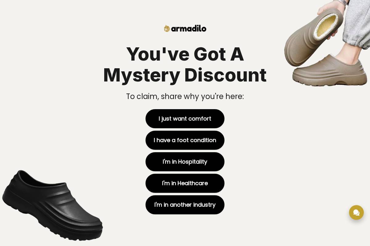 Armadilo homepage screenshot
