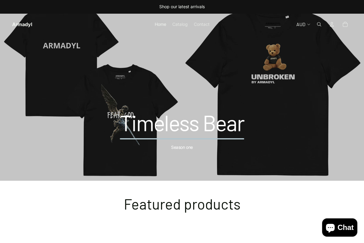 Armadyl homepage screenshot