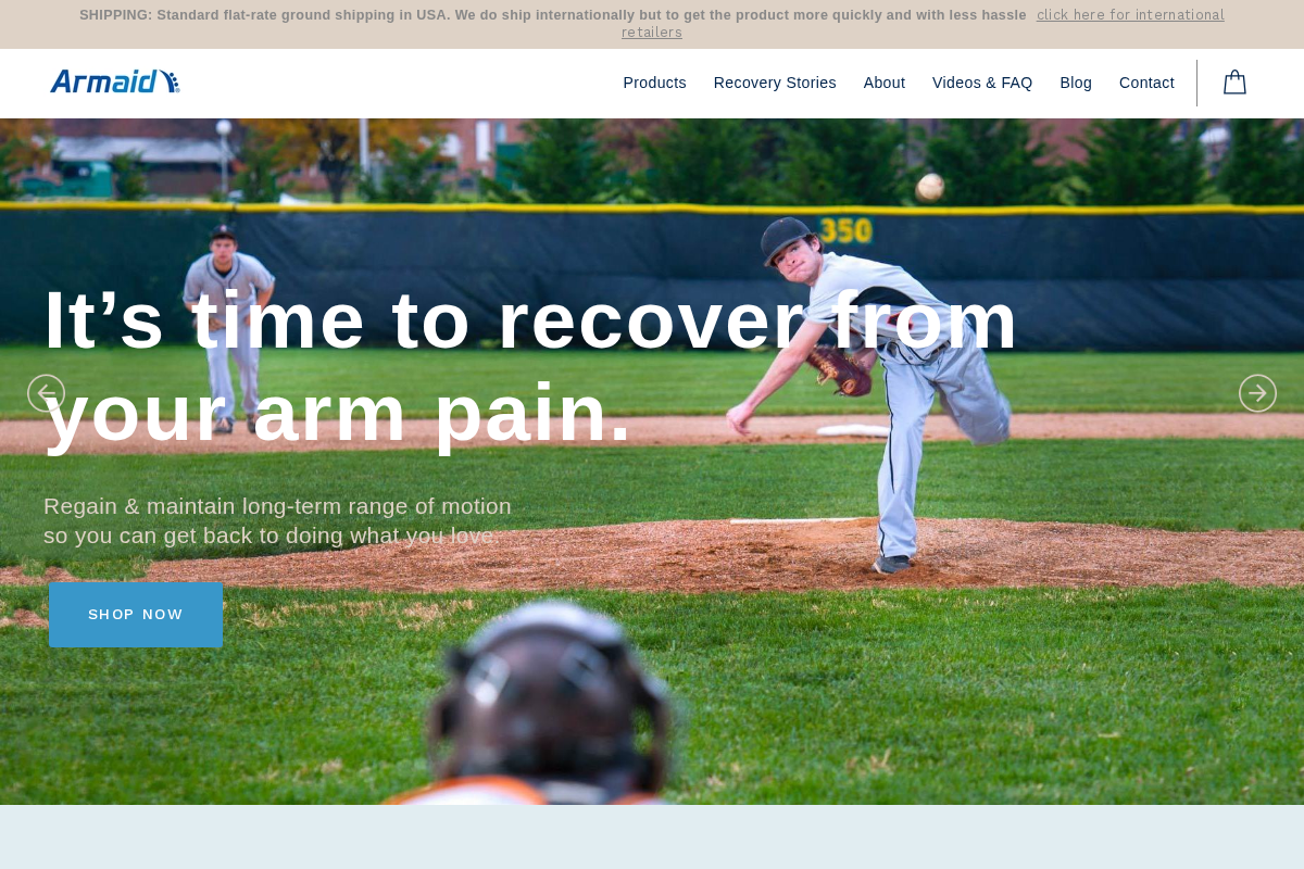 The Armaid Company, Inc. homepage screenshot