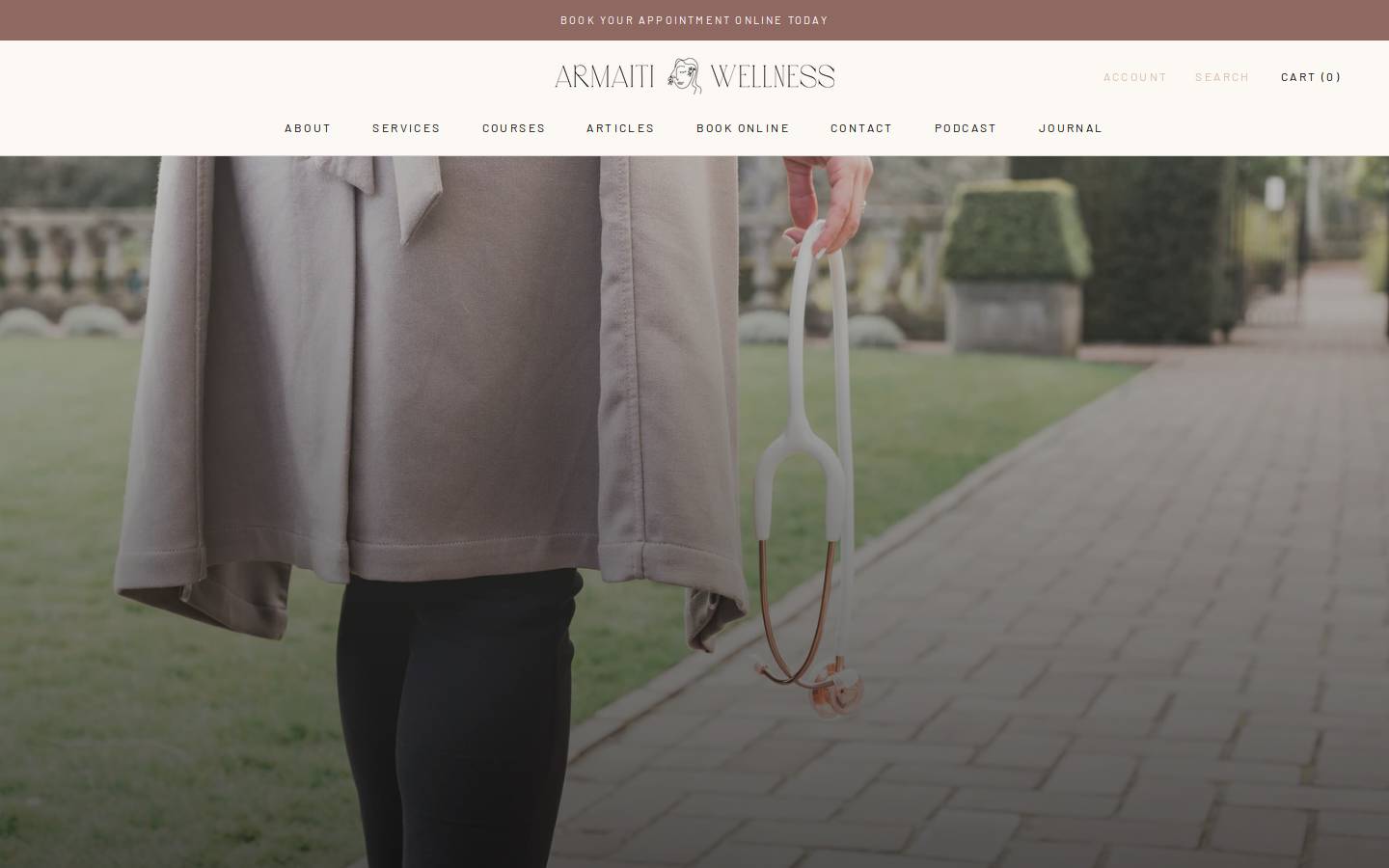 armaitiwellness.ca homepage screenshot