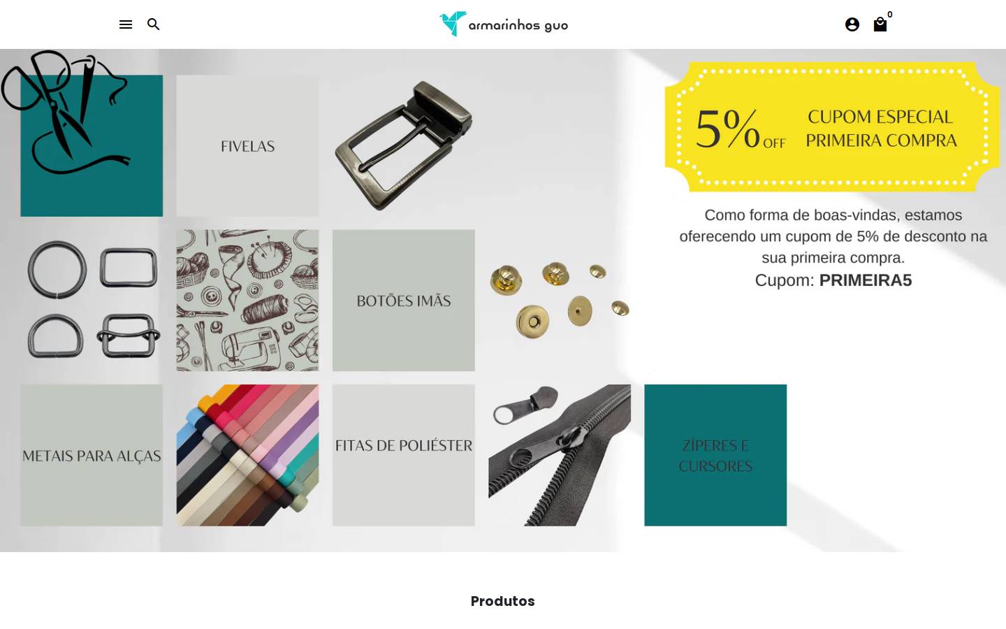 armarinhosguo.com.br homepage screenshot