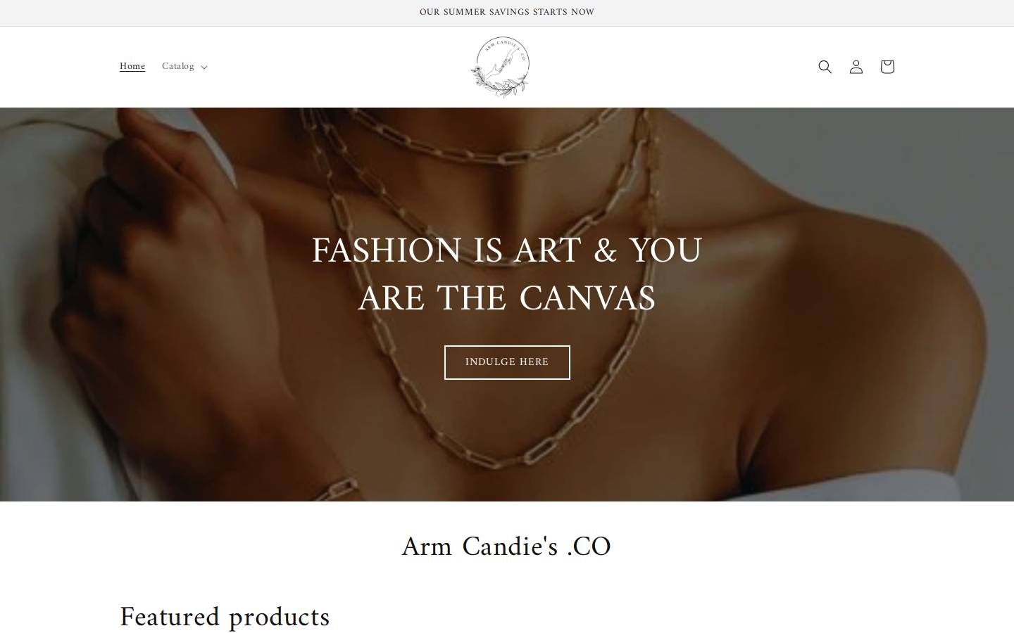 armcandies.co homepage screenshot