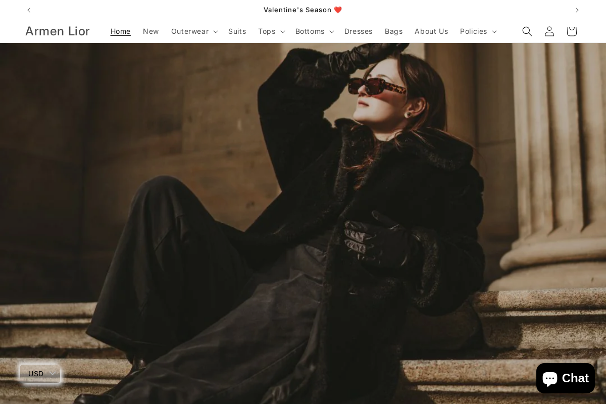 Armenlior homepage screenshot