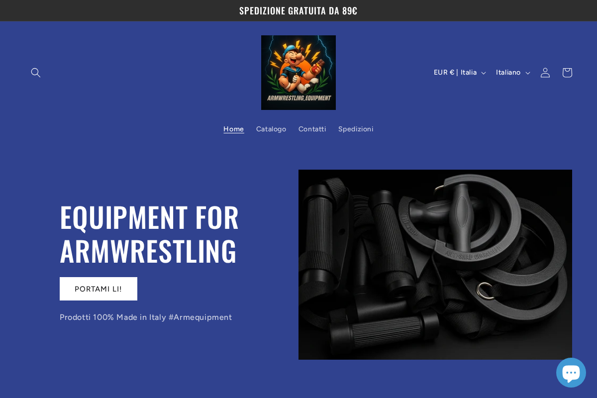 armequipmentstore.com homepage screenshot