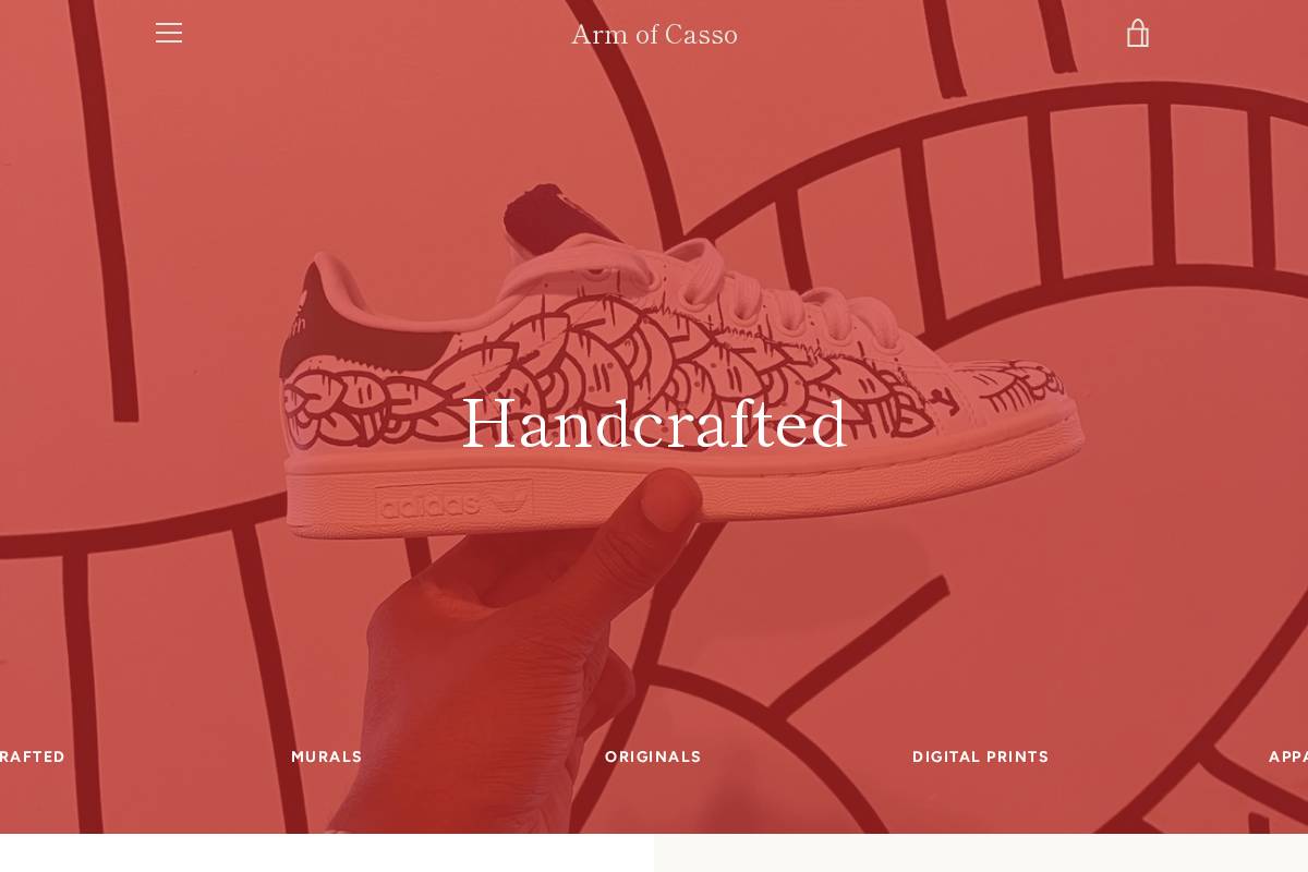 armofcasso.com homepage screenshot