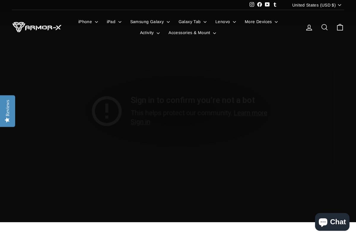 Armor-X homepage screenshot