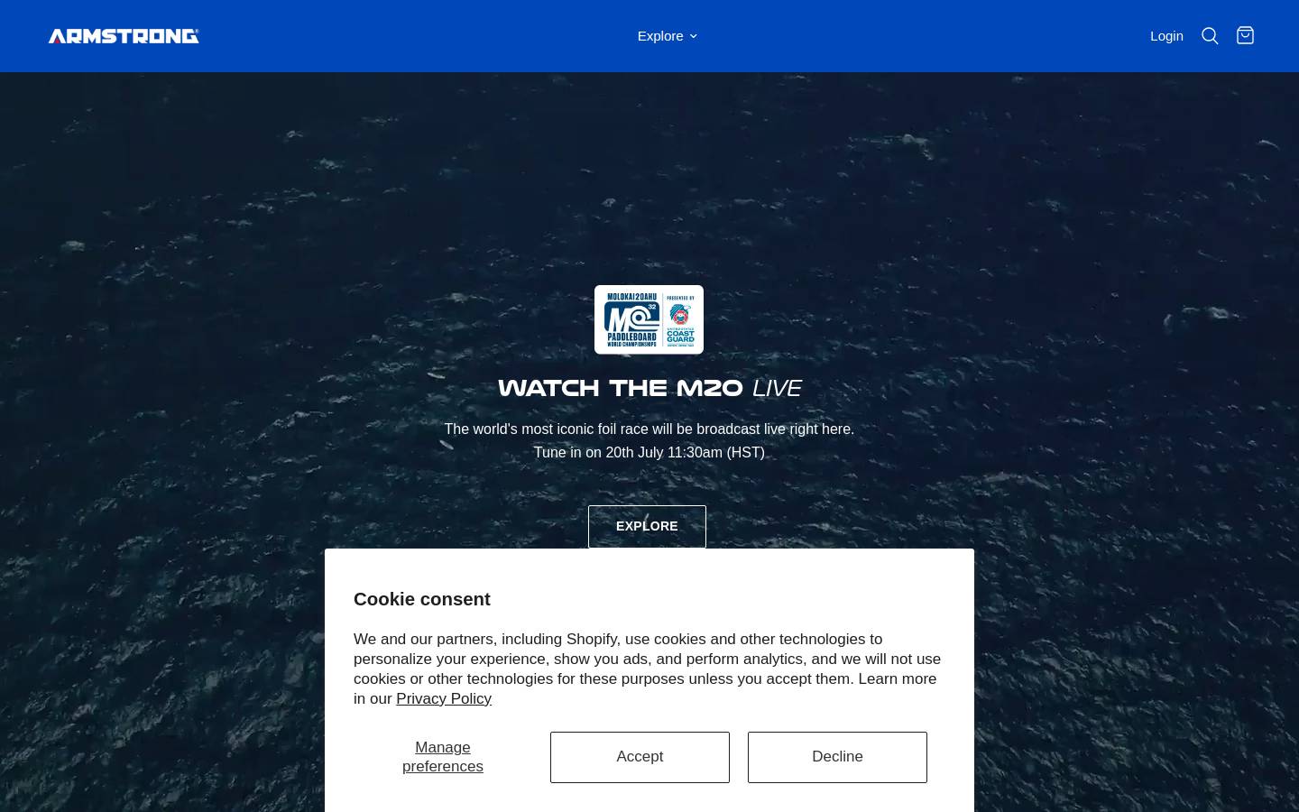 Armstrongfoils homepage screenshot