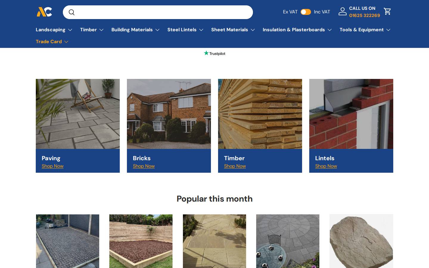 Armstrong Cheshire homepage screenshot