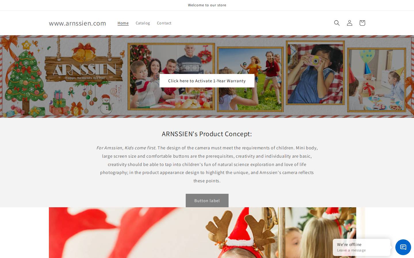 arnssien.com homepage screenshot