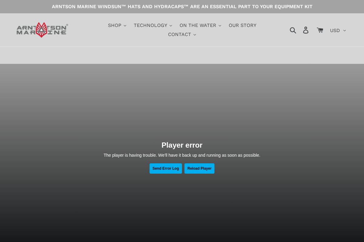 arntsonmarine.com homepage screenshot