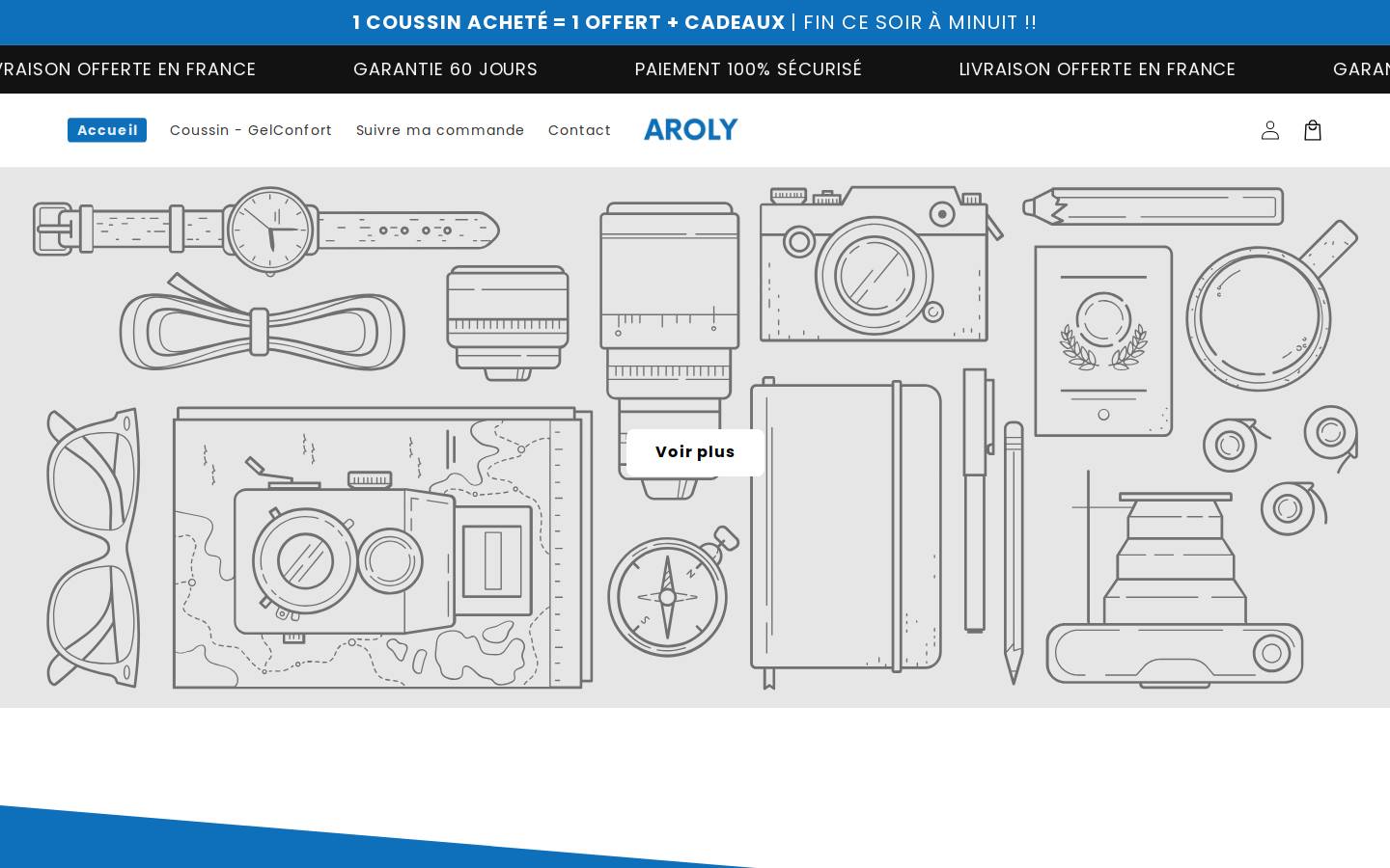 arolyfrance.com homepage screenshot