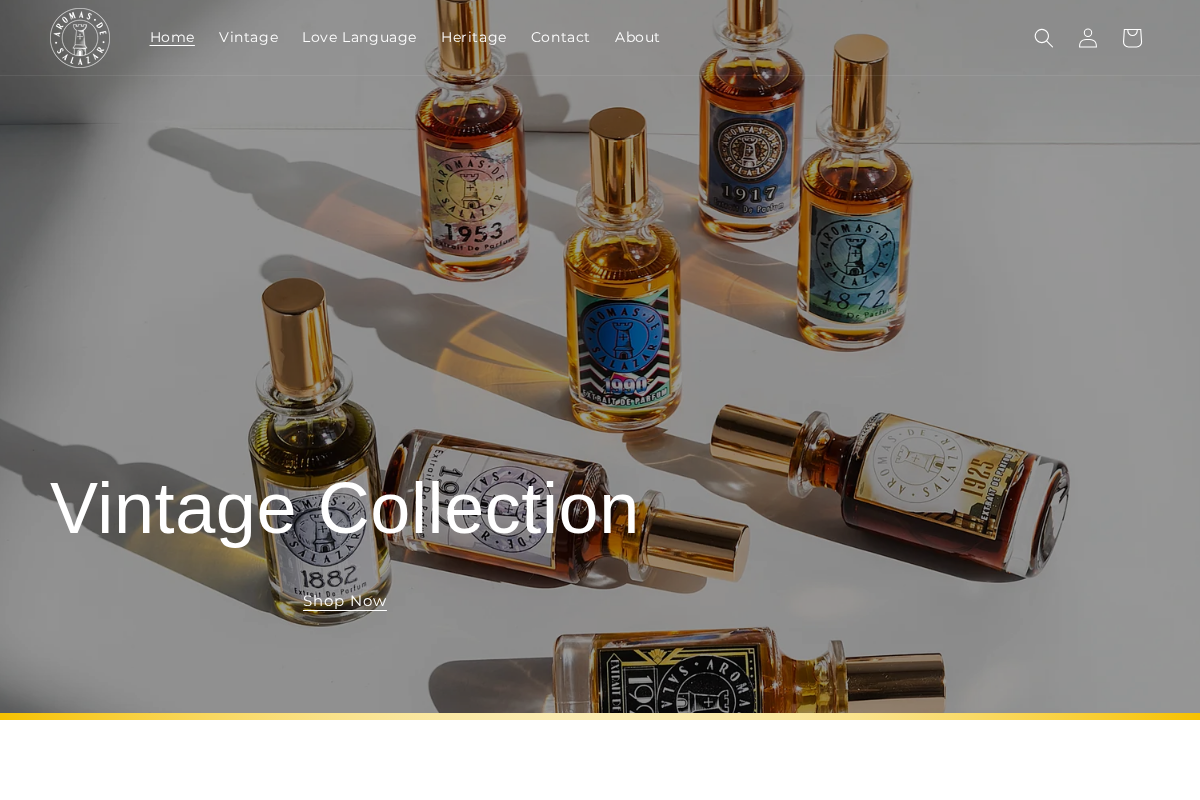 Aromas de Salazar LLC homepage screenshot