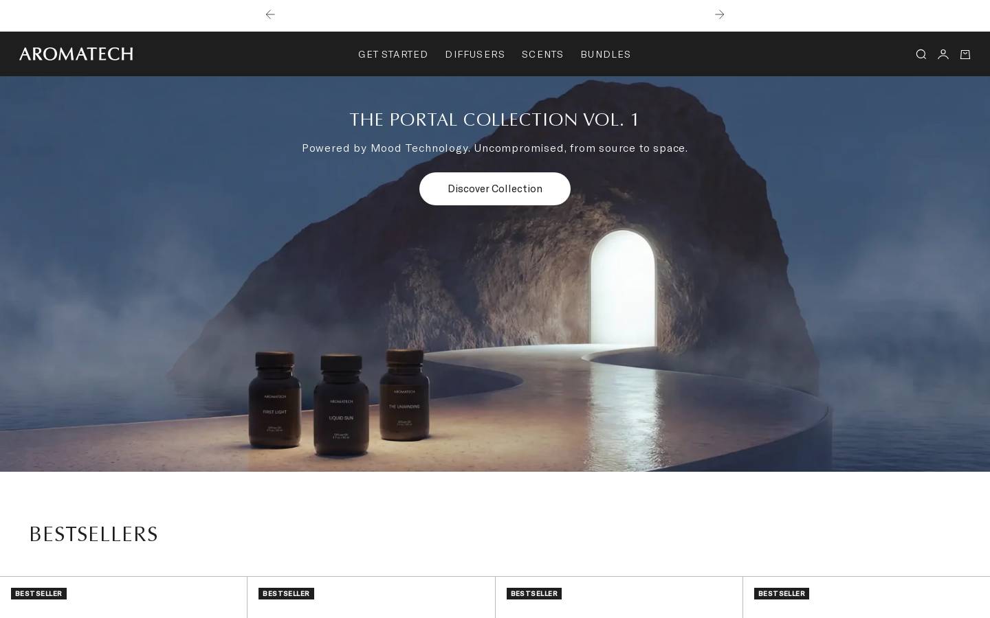 aromatechsystems.com homepage screenshot