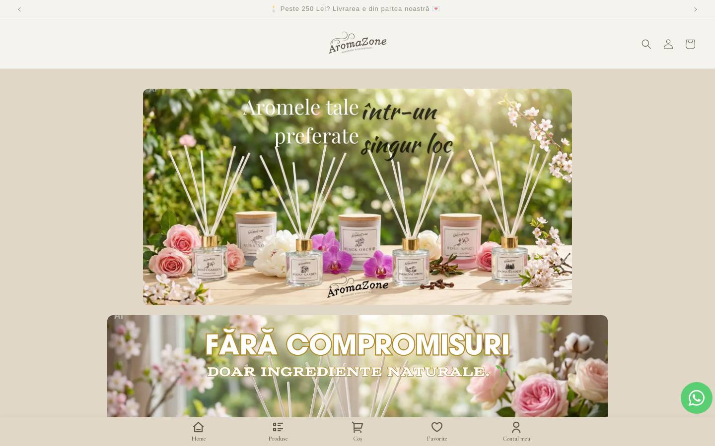Northern Lights Candles homepage screenshot