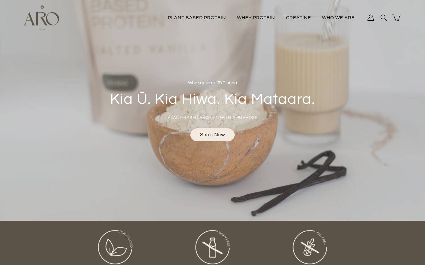 arosupplements.com homepage screenshot