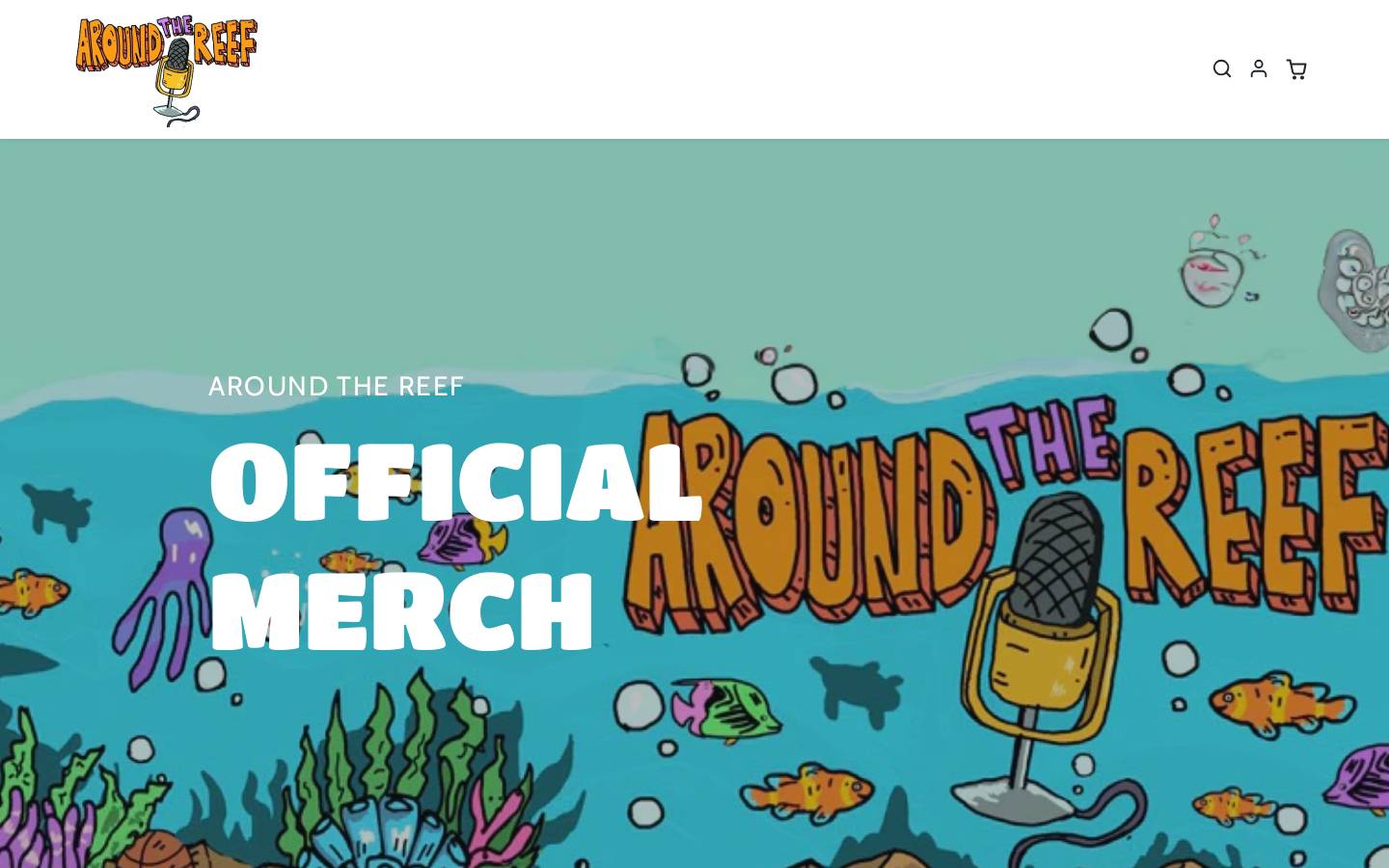 aroundthereef.com homepage screenshot
