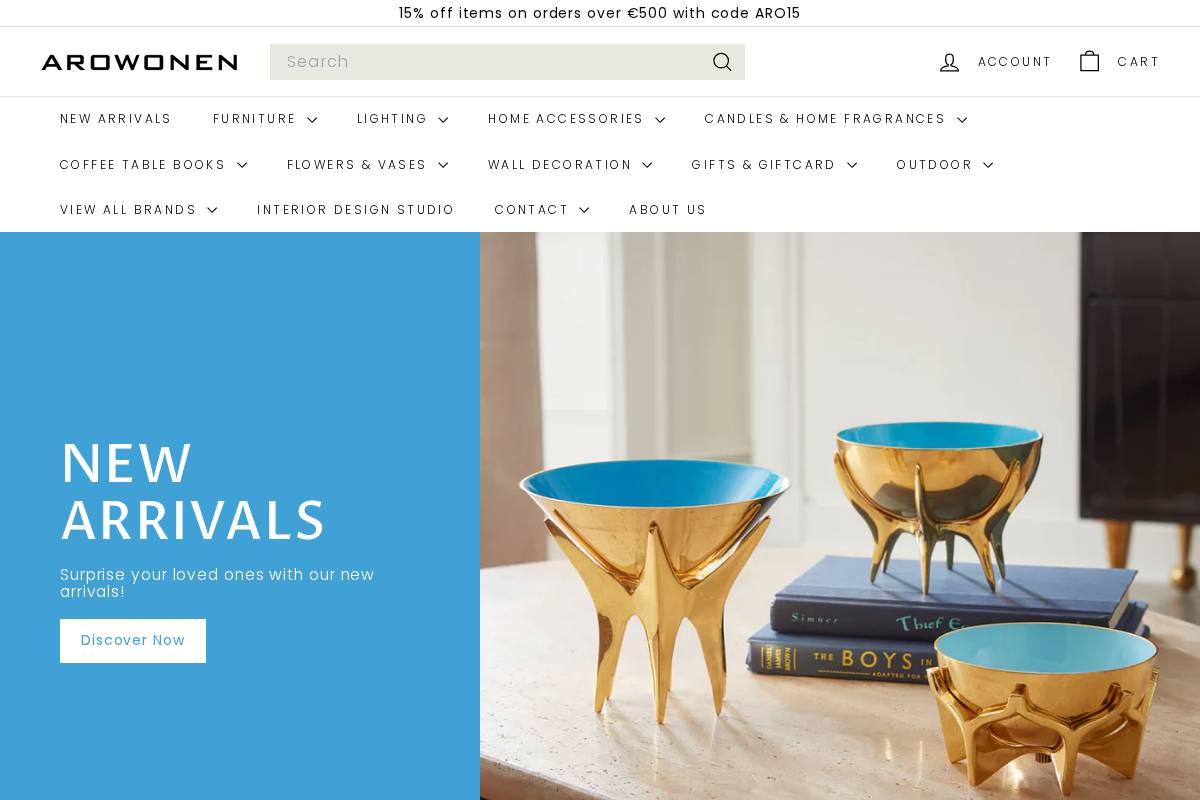 arowonen.com homepage screenshot