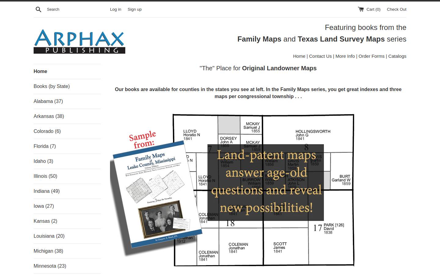 arphax.com homepage screenshot