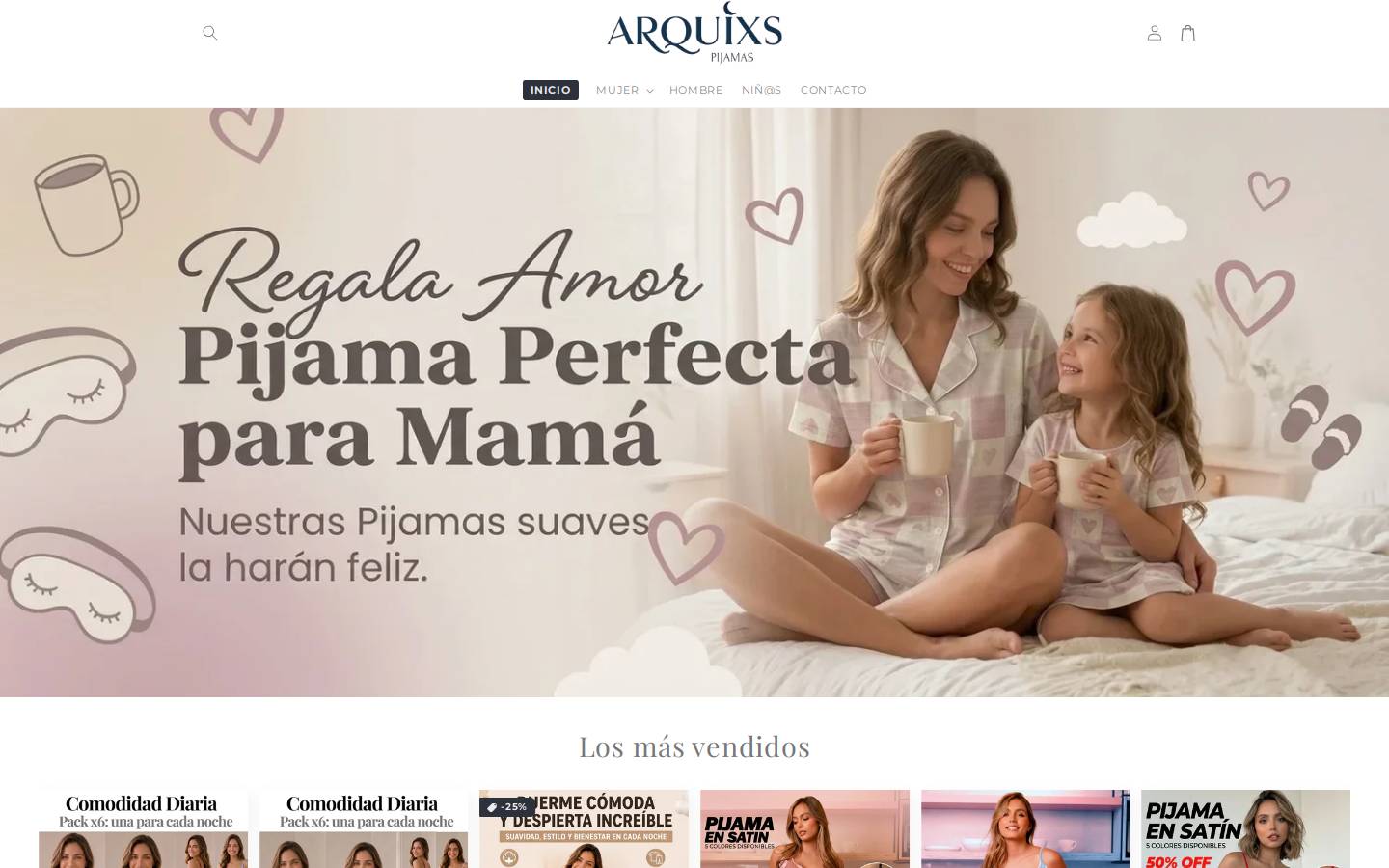 arquixs.com homepage screenshot