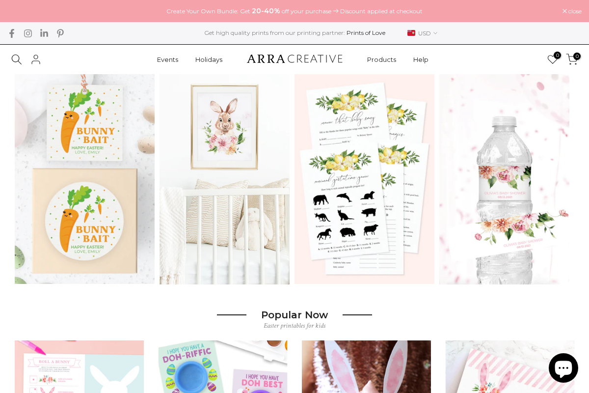 ARRA Creative homepage screenshot