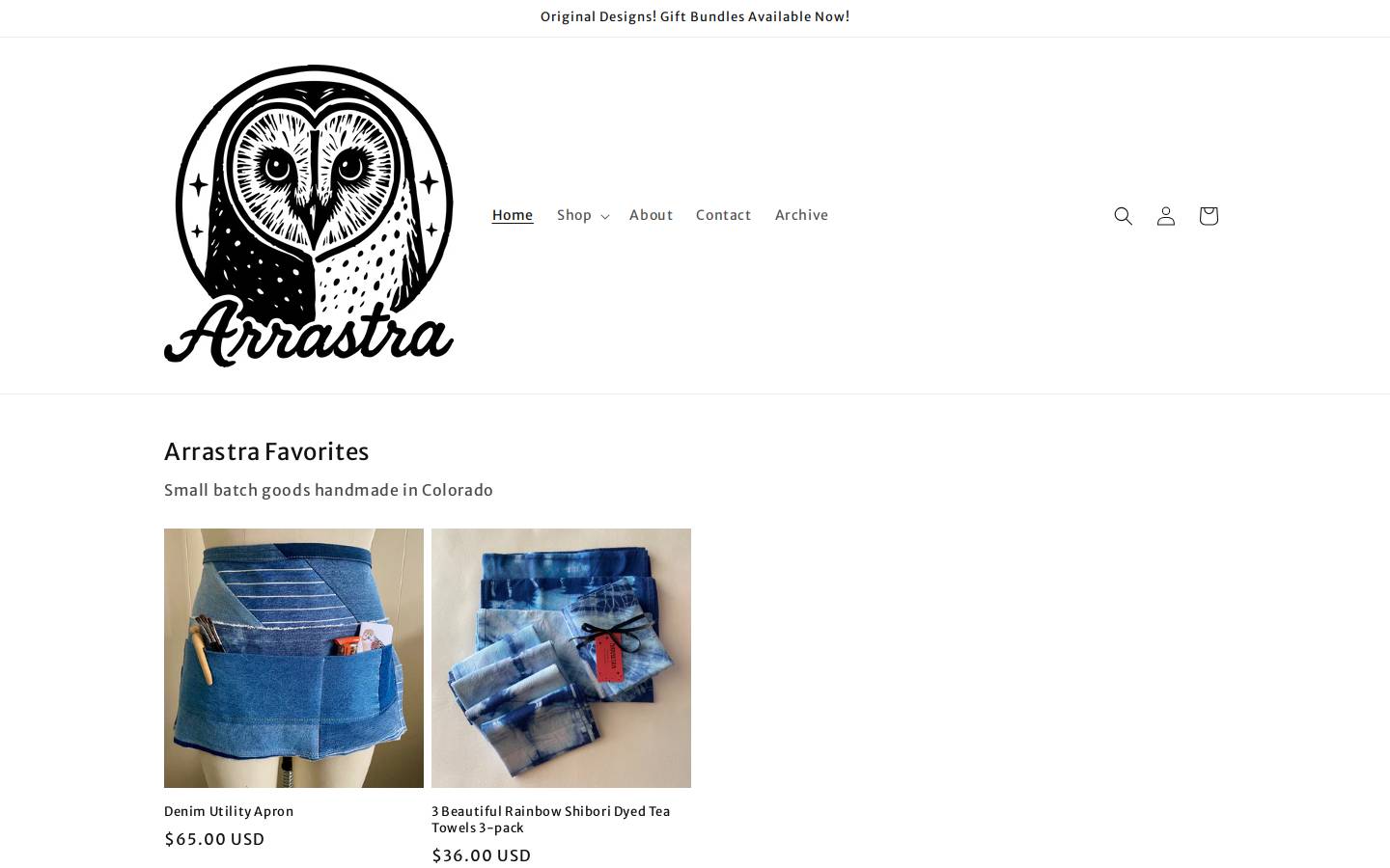 arrastraclothing.com homepage screenshot
