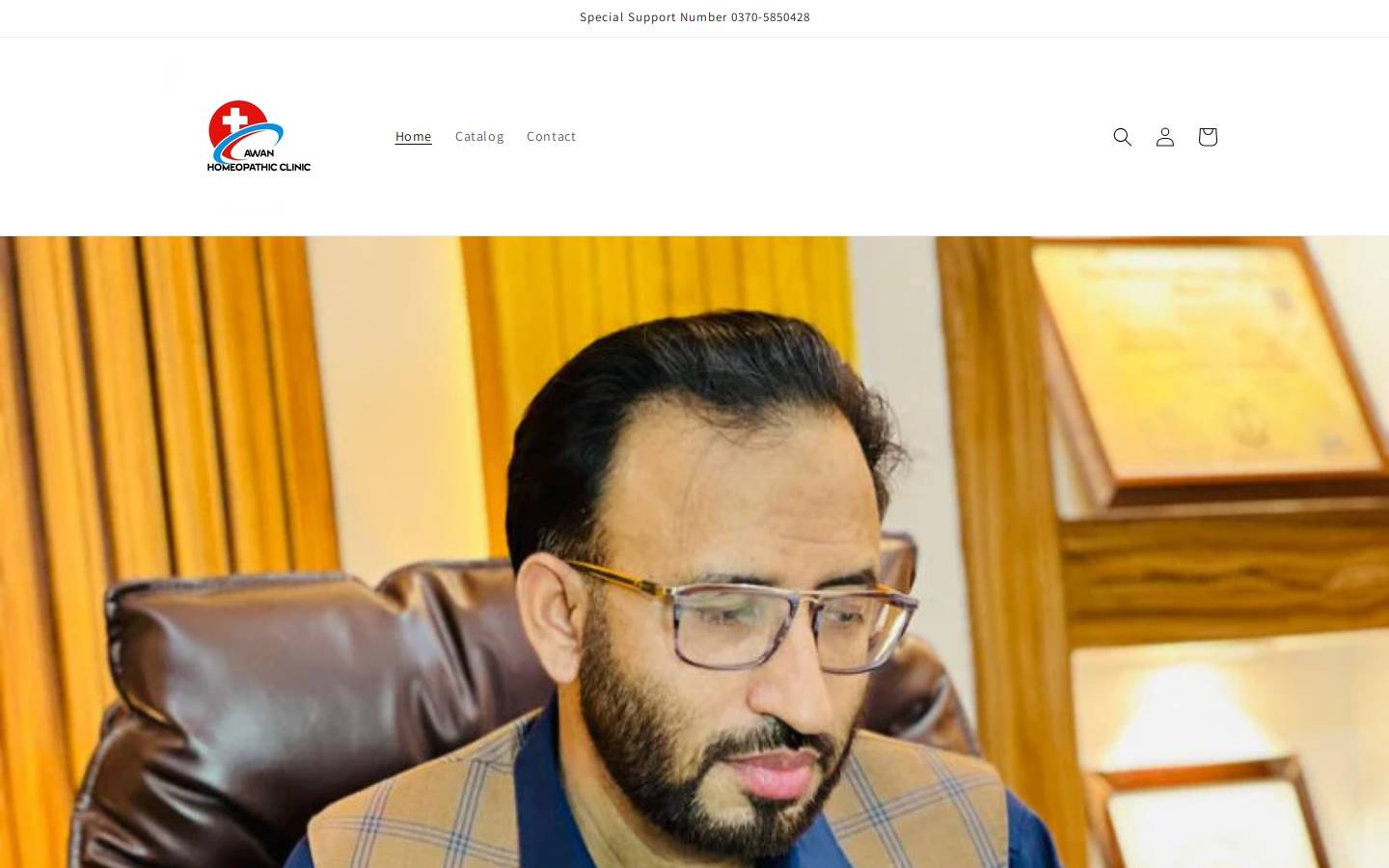 arshadawan.com homepage screenshot