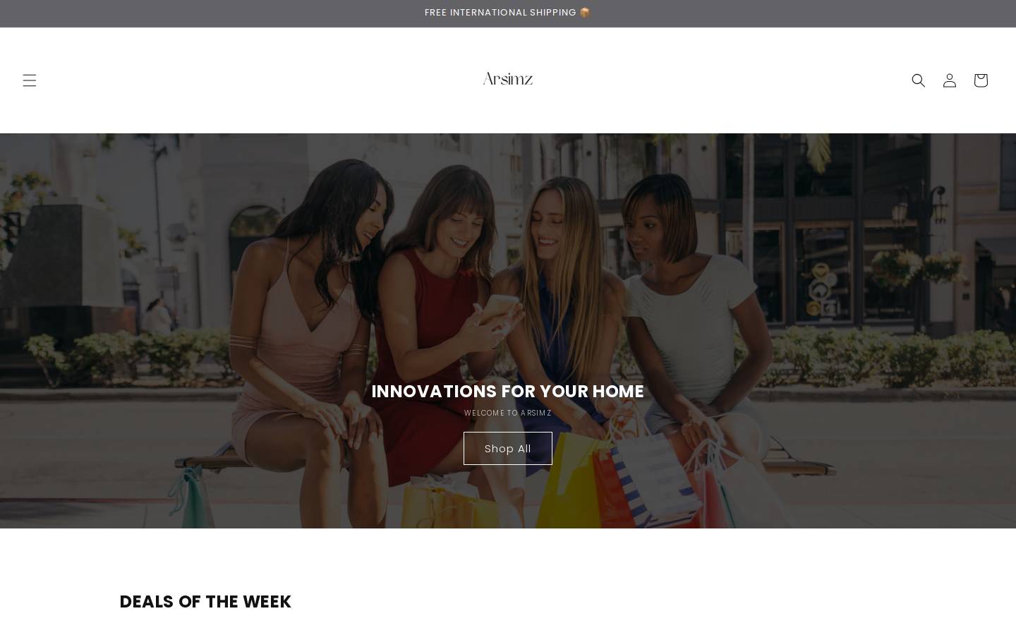 arsimz.com homepage screenshot