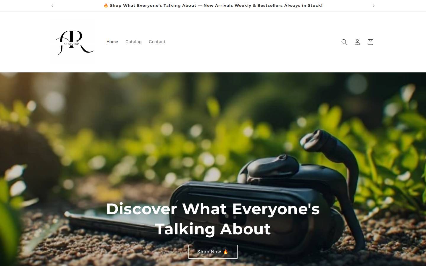 arstored.com homepage screenshot