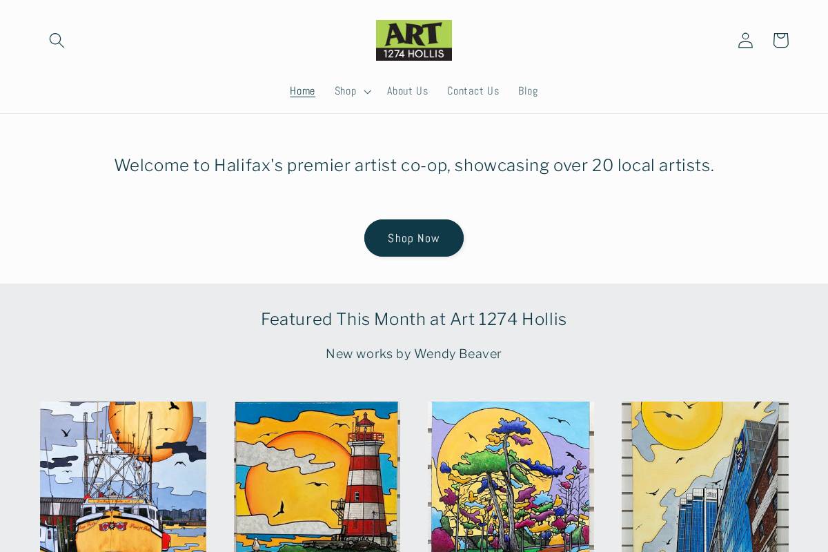 art1274hollis.ca homepage screenshot