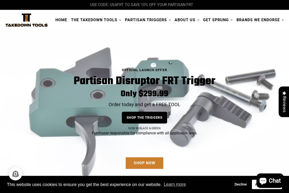 artakedowntool.com homepage screenshot