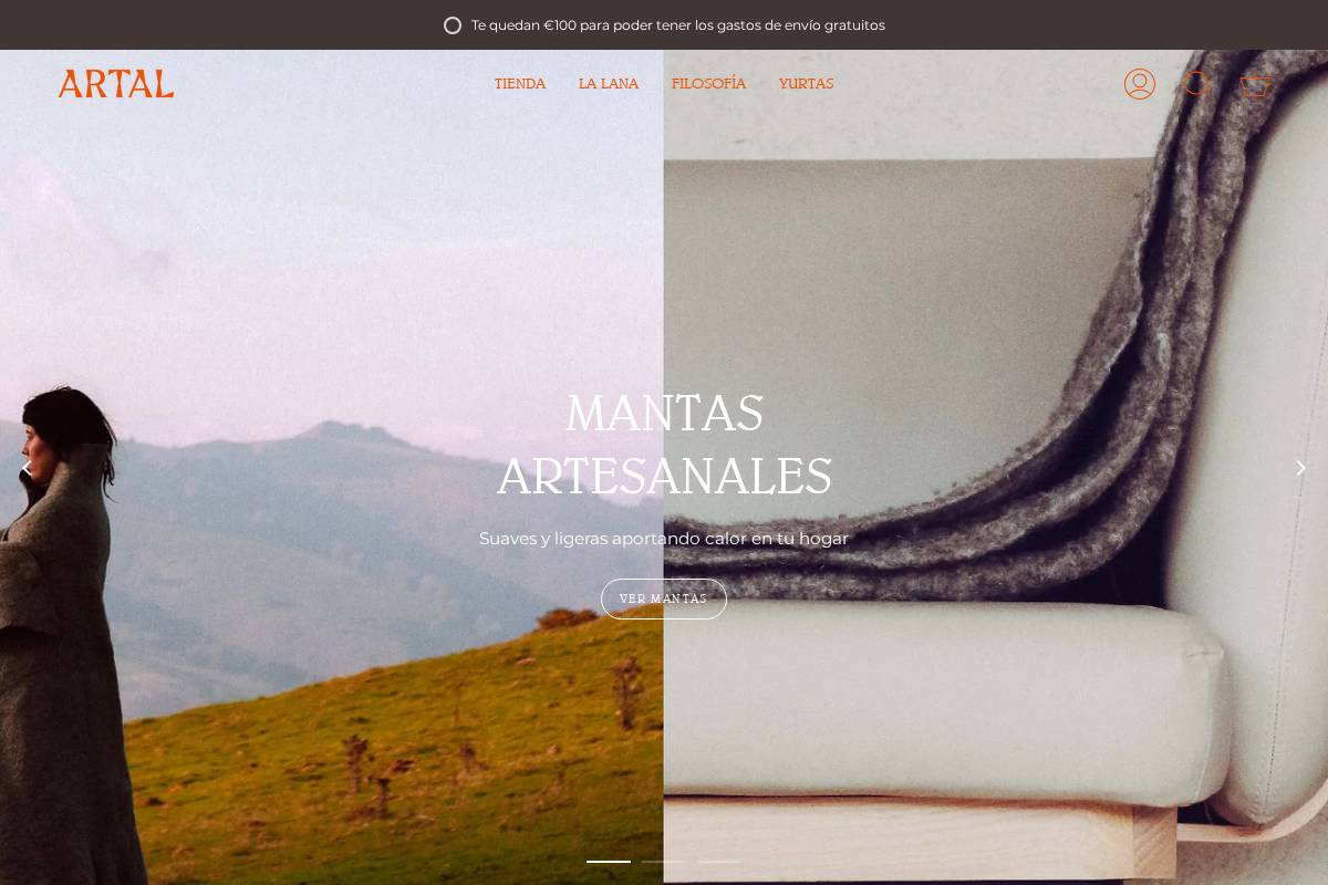 artal.eus homepage screenshot