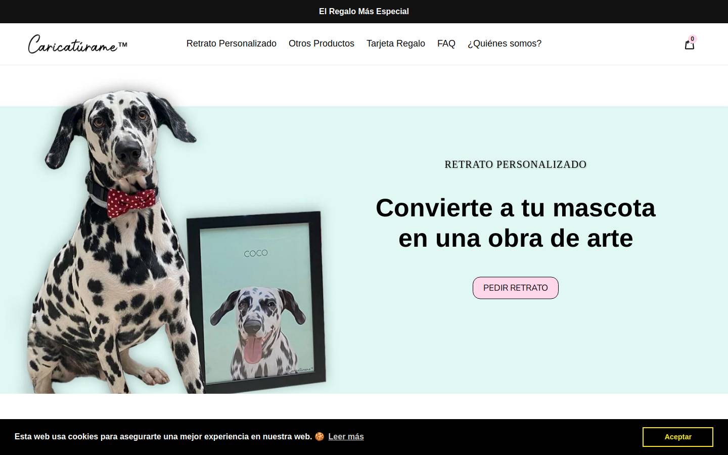 artandpaw.com homepage screenshot