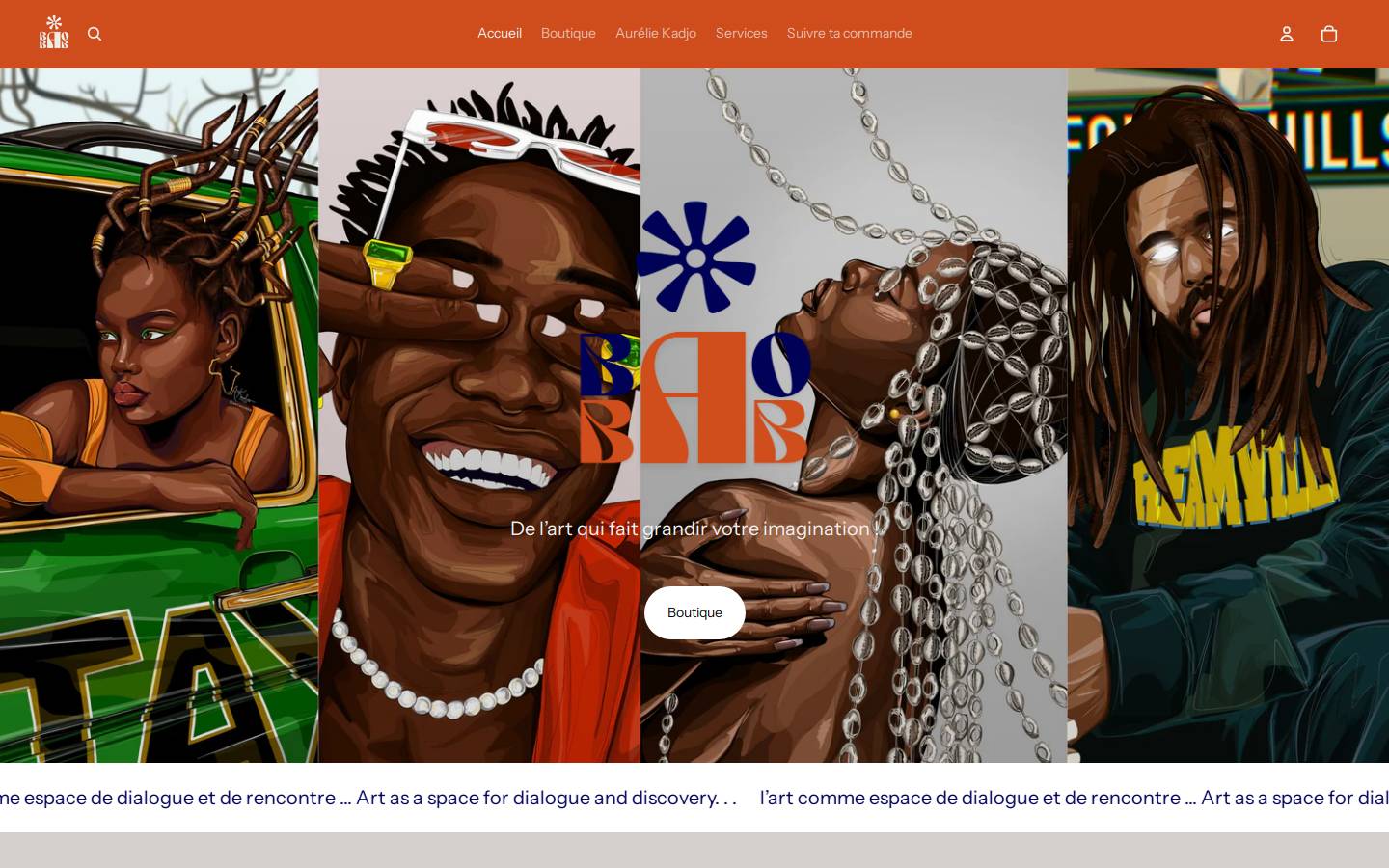 artbaobab.ca homepage screenshot
